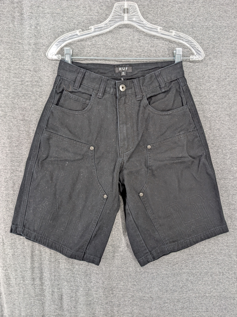 HUF Men's Black Carpenter Shorts